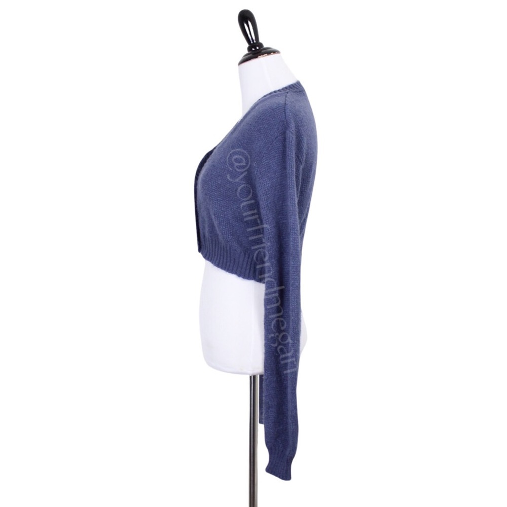 Nasty Gal Knit The Floor V-Neck Cropped Cardigan - Picture 10 of 12